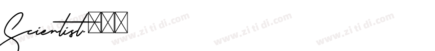 Scientist字体转换