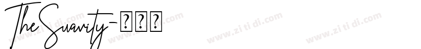 TheSuavity字体转换 TheSuavity字体转换