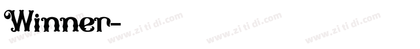 Winner字体转换