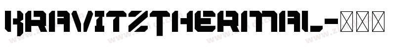 KravitzThermal字体转换