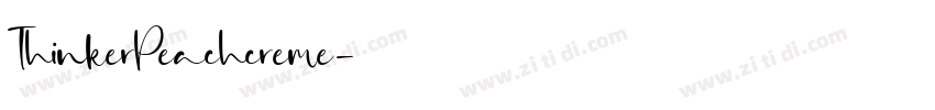 ThinkerPeachcreme字体转换
