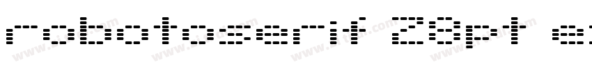robotoserif_28pt_extra字体转换