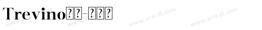 Trevino字体字体转换