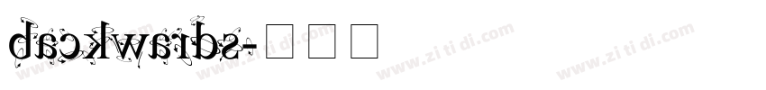 backwards字体转换