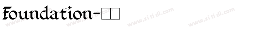 Foundation字体转换 Foundation字体转换