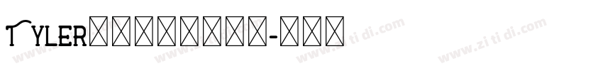 Tyler手写风格艺术字体字体转换