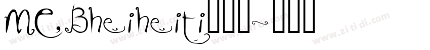 MEBheiheiti全字库字体转换