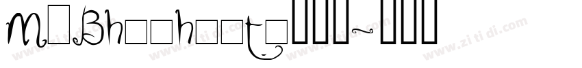 MEBheiheiti全字库字体转换