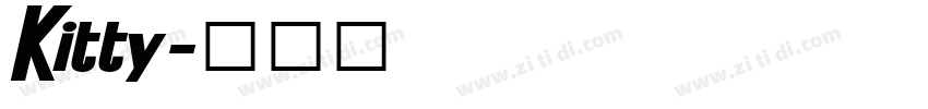 Kitty字体转换
