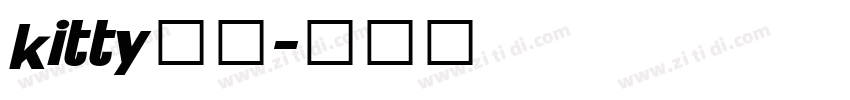 kitty原始字体转换