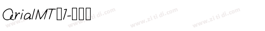 ArialMT_1字体转换