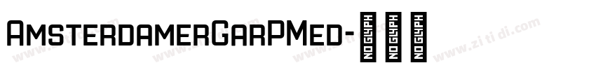 AmsterdamerGarPMed字体转换