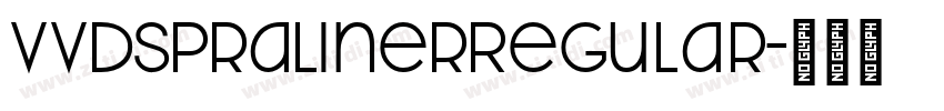 VVDSPralinerRegular字体转换