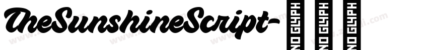 TheSunshineScript字体转换 TheSunshineScript字体转换
