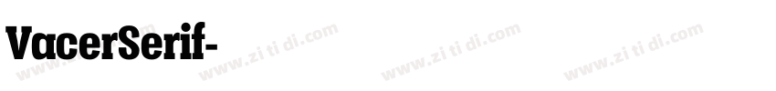 VacerSerif字体转换