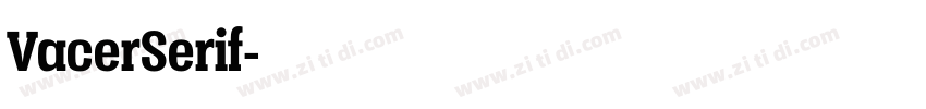 VacerSerif字体转换
