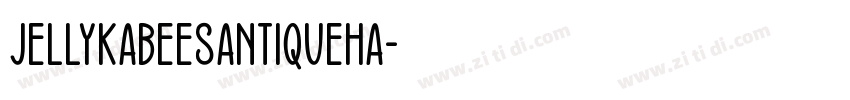 JellykaBeesAntiqueHa字体转换