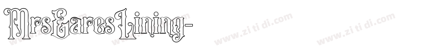 MrsEaresLining字体转换