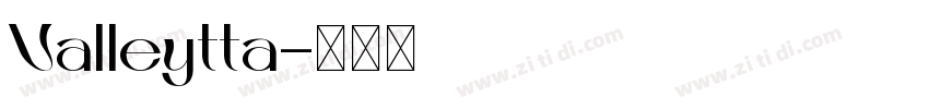 Valleytta字体转换