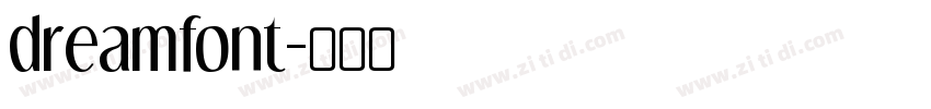 dreamfont字体转换