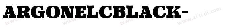 ArgoneLCBlack字体转换 ArgoneLCBlack字体转换