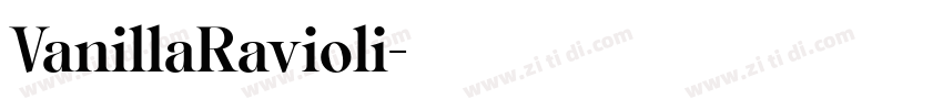 VanillaRavioli字体转换
