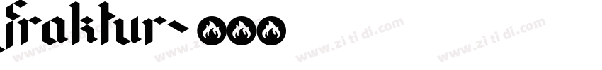Fraktur字体转换