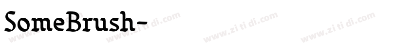 SomeBrush字体转换