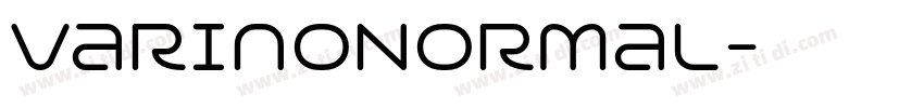 VarinoNormal字体转换 VarinoNormal字体转换