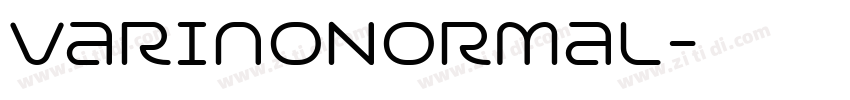 VarinoNormal字体转换 VarinoNormal字体转换