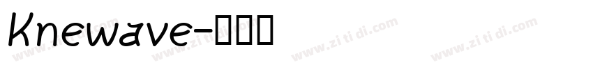 Knewave字体转换