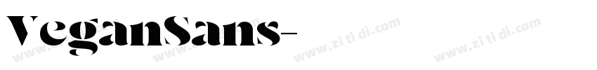 VeganSans字体转换