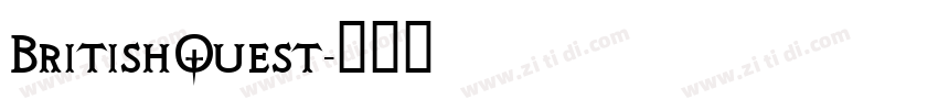 BritishQuest字体转换