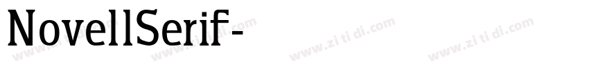 NovellSerif字体转换