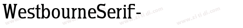 WestbourneSerif字体转换