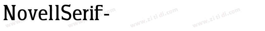 NovellSerif字体转换