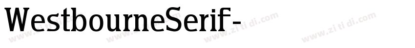WestbourneSerif字体转换
