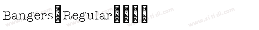 Bangers-Regular字体转换 Bangers-Regular字体转换