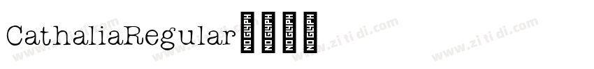 CathaliaRegular字体转换 CathaliaRegular字体转换