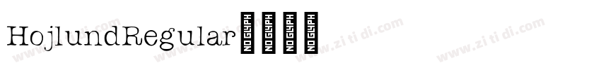 HojlundRegular字体转换