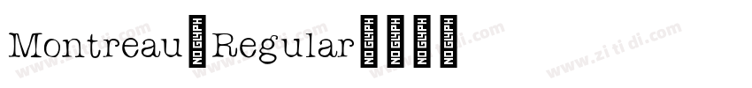 Montreau-Regular字体转换