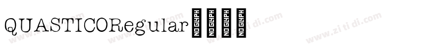QUASTICORegular字体转换 QUASTICORegular字体转换