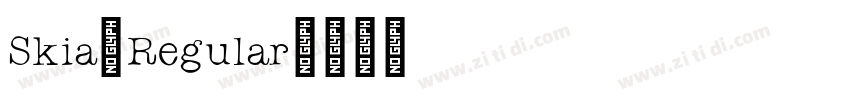 Skia-Regular字体转换