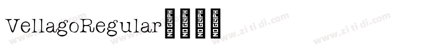 VellagoRegular字体转换 VellagoRegular字体转换