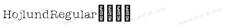 HojlundRegular字体转换
