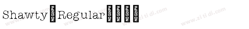 Shawty-Regular字体转换