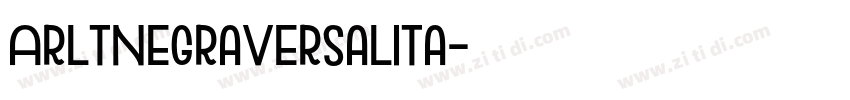ArltNegraVersalita字体转换 ArltNegraVersalita字体转换