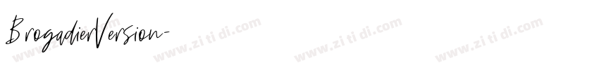 BrogadierVersion字体转换