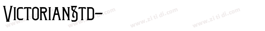VictorianStd字体转换