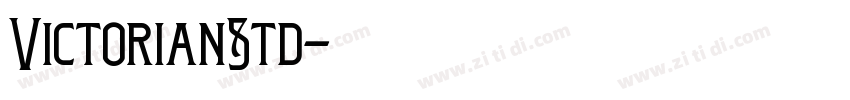 VictorianStd字体转换